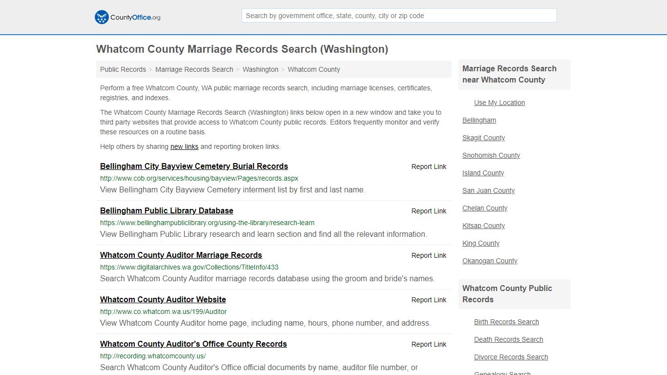 Marriage Records Search - Whatcom County, WA (Marriage ...