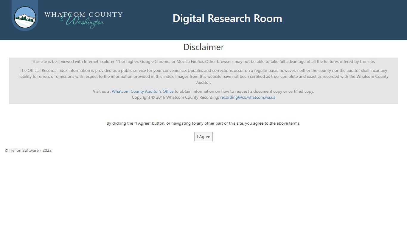 Whatcom County, Washington - Digital Research Room